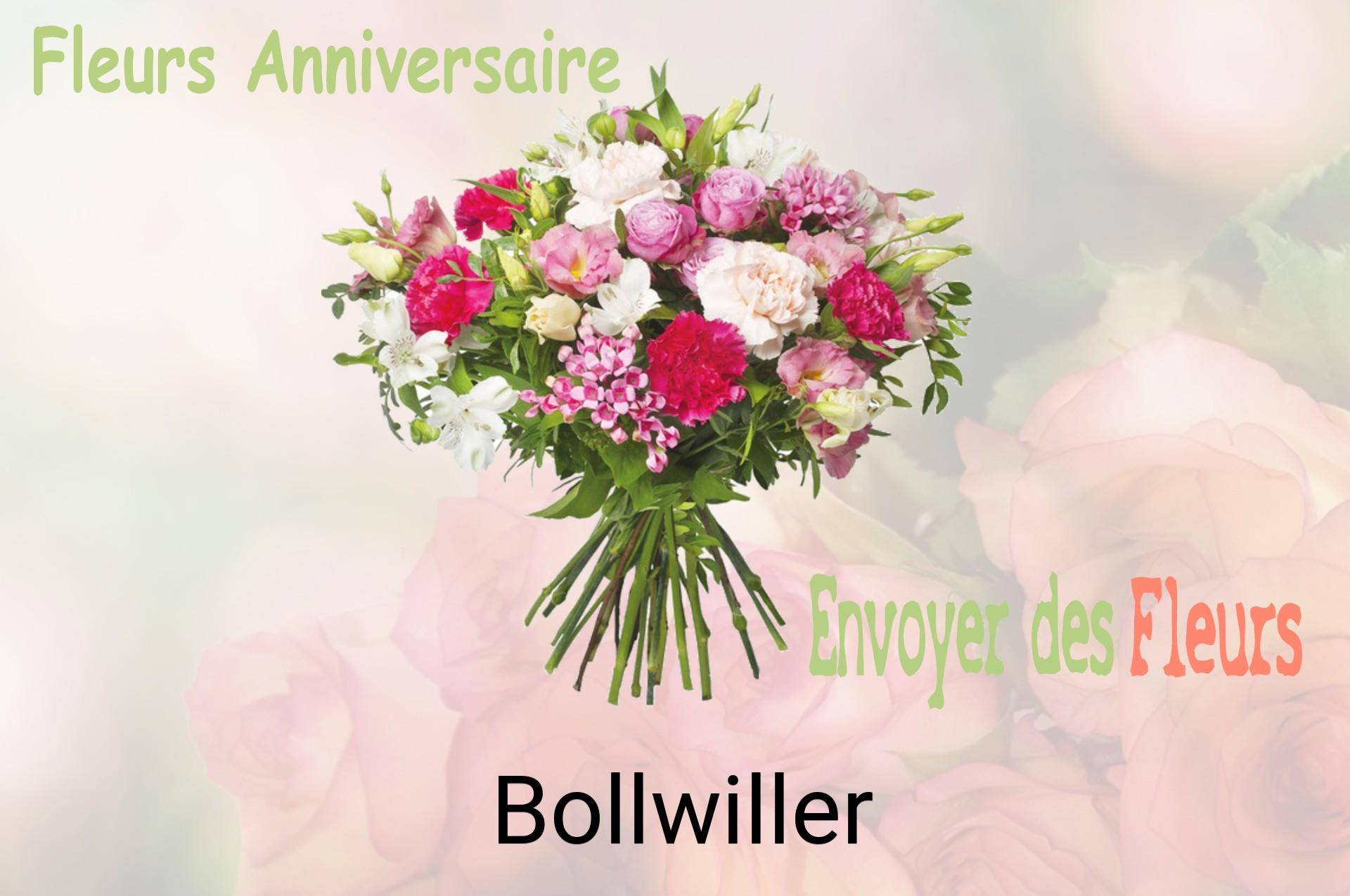 Bouquet de fleurs d’anniversaire livré à Bollwiller