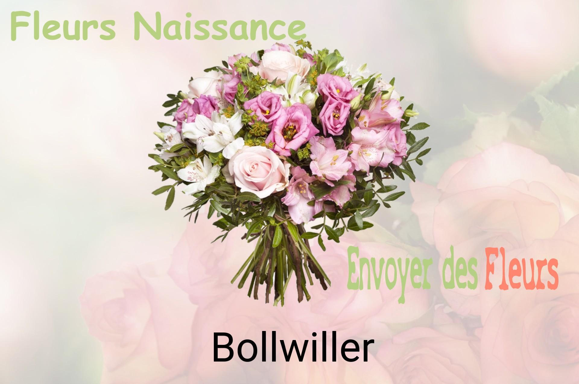 Bouquet de fleurs de naissance livré à Bollwiller